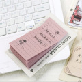 Creative Design Tearable Sticky Memo Pad